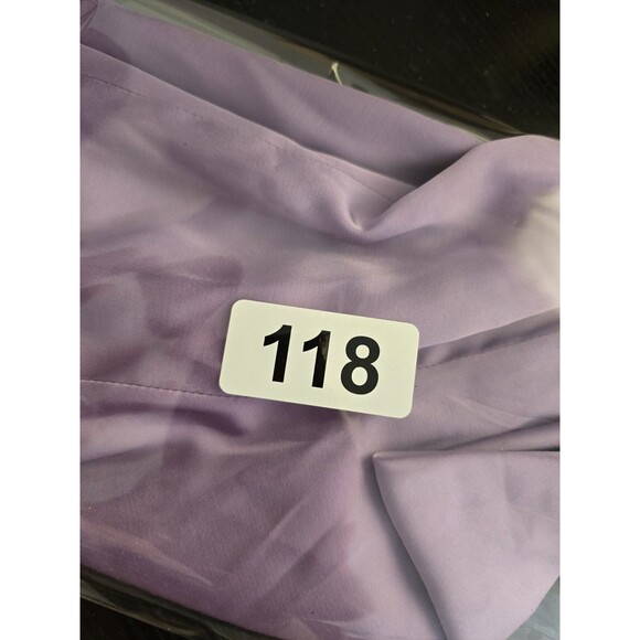 H&M Crop Top Woman's Xs Pastel Purple Lavender Princess Coquette Satin - Picture 8 of 8